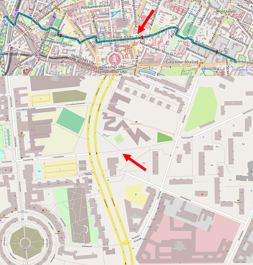 Kartenausschnitt: Lindenstraße